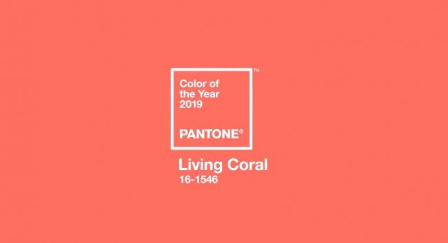 cor do ano da Pantone de 2019 living coral